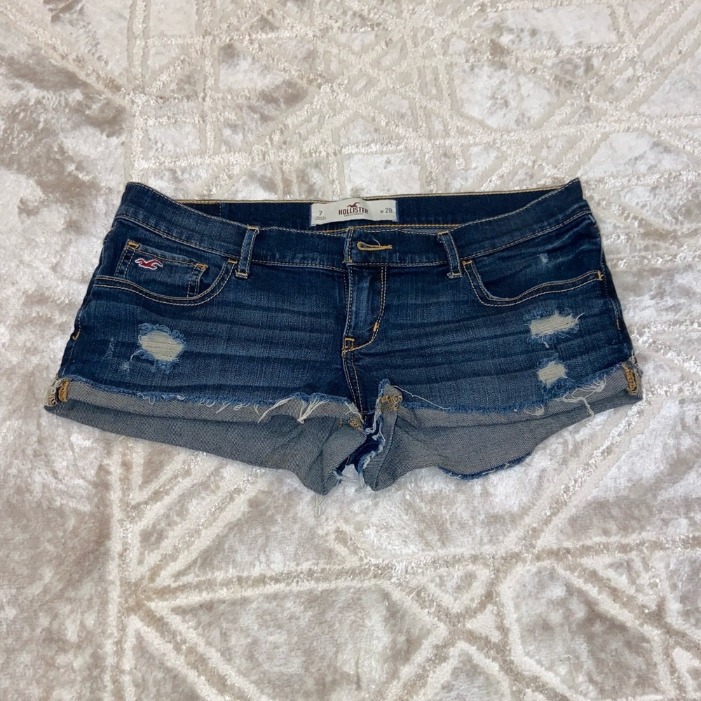 Hollister short denim shorts